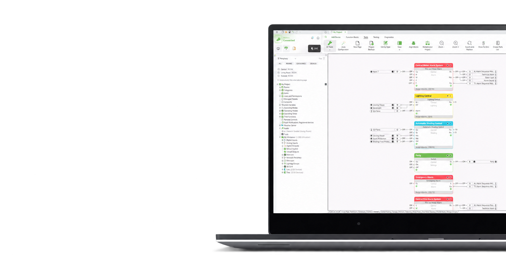 Loxone Config — конфигуриране и програмиране